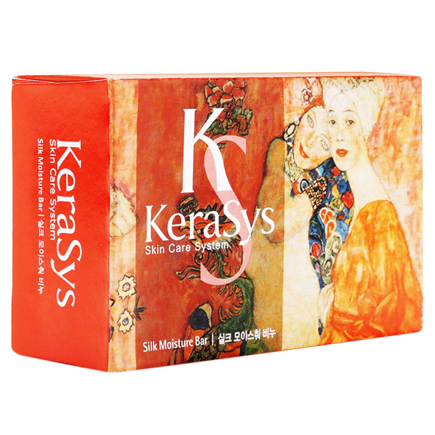 Xà Bông Tắm Kerasys Silk Moisture 100g (Da khô) - Đỏ